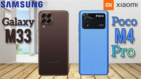 Samsung Galaxy M33 Vs Xiaomi Poco M4 Pro Full Comparison Youtube