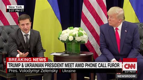 Ukrainian President On Call Transcript Nobody Pushed Me