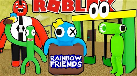 🎉desbloqueamos Blue En Caja Green Loco Cuatrobrazos Red De Rainbow Friends Backrooms Morphs