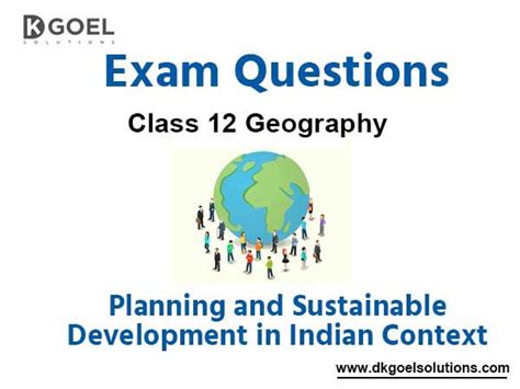 Exam Question For Class Geography Chapter Planning And Sustainable