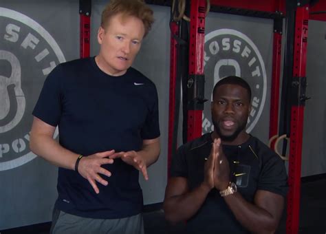 Conan & Kevin Hart Hit the Gym and Someone Can't Keep Up | E! News