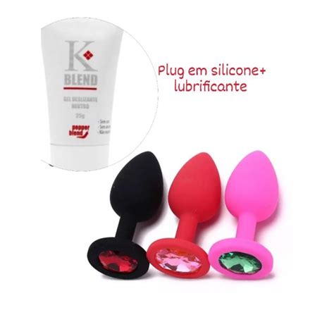 Kit Plug P Anal Iniciante Toque Aveludado Em Silicone Lubrificante Sexshop Shopee Brasil