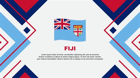 Fiji Flag Abstract Background Design Template. Fiji Independence Day ...