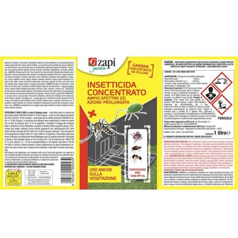 Insetticida Concentrato Multinsetto GARBAN 1 Lt Zapi