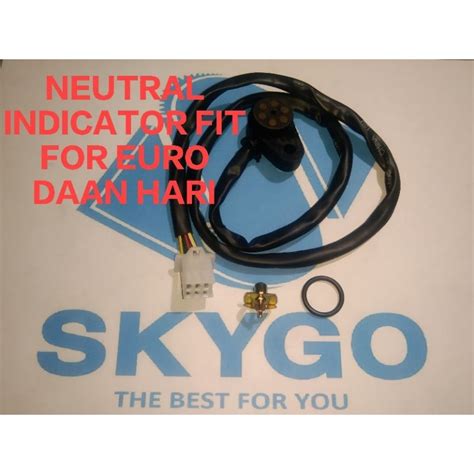 Skygo Neutral Gear Indicator Set With Oring Fit For Euro Daan Hari Rusi