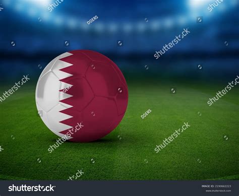 Football Soccer Ball Team National Flags Stock Illustration 2190662223