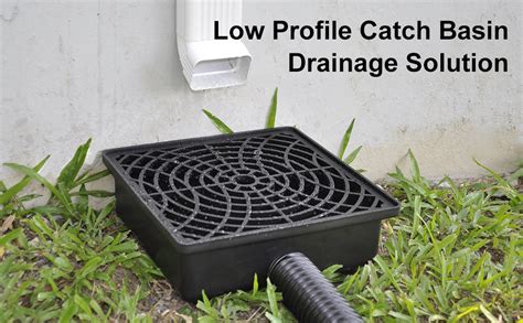 Prestantious Low Profile Catch Basin Drain Kit Downspout Extender