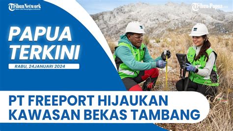 PAPUA TERKINI PT Freeport Indonesia Hijaukan Kembali Kawasan Bekas