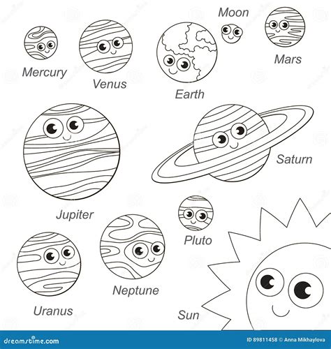 Sistema Solare Da Colorare