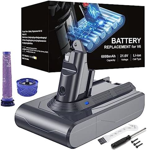 Asuncell V Mah V Batterie De Remplacement Li Ion Pour Dyson V