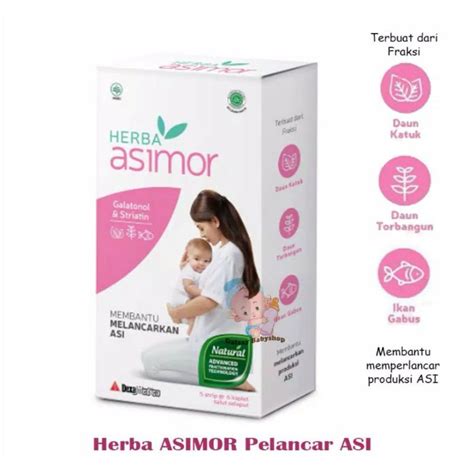 Jual Herba Asimor Kaplet Pelancar Asi Garansi Asli Shopee Indonesia