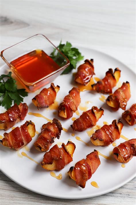 Bacon Wrapped Apples The Produce Moms