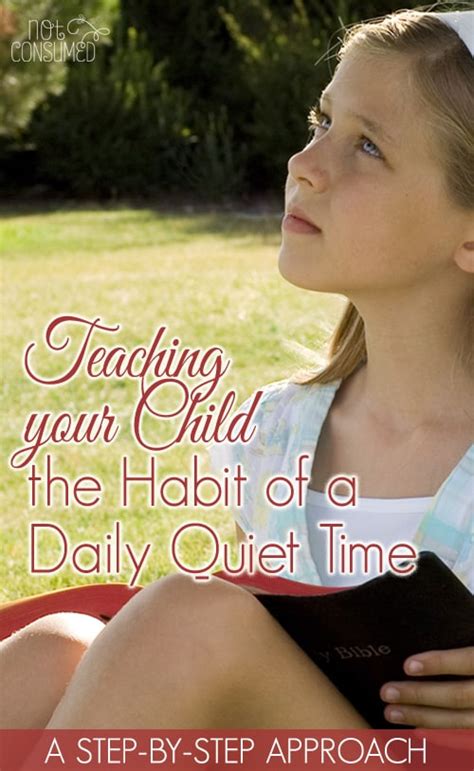 Teaching Your Child To Have A Daily Quiet Time