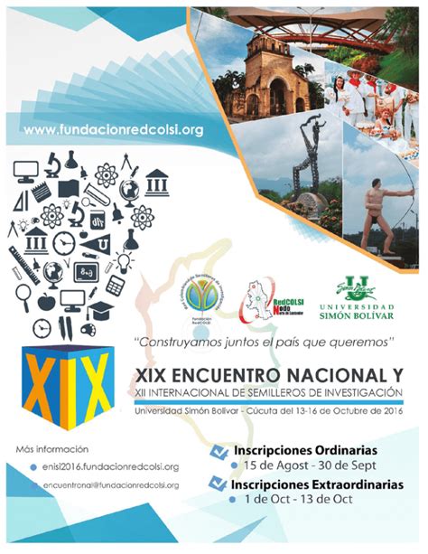 Convocatoria Xix Encuentro Nacional Y Xii Internacional De