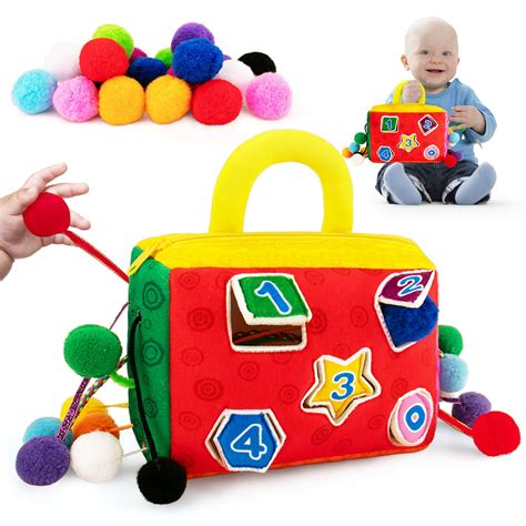 teytoy Montessori Toys for 1 2 Year Old Boy and Girl, Shape Sorter Toys ...