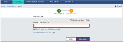 Application For Filing Clarification GST