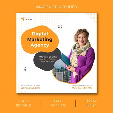 Premium Vector Digital Marketing Agency Social Media Post Web Banner