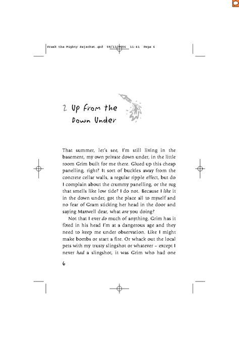 Ch 2 Summary and Analysis of 'Freak the Mighty' - Studocu