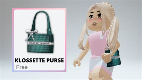 Get This Roblox Free Purse 😍💚 Youtube