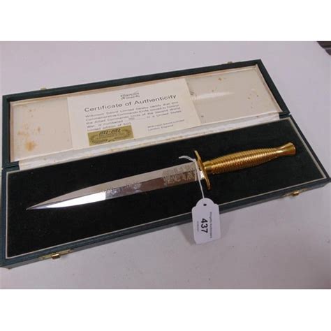 Cased Wilkinson Sword Limited Edition Commemorative Commando Knife No