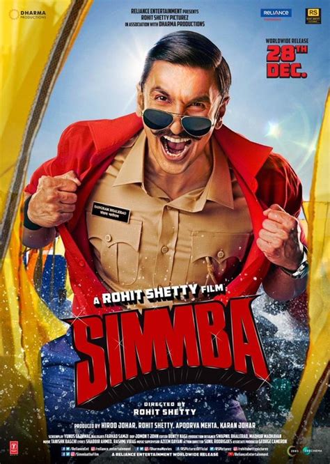 Simmba Movie Poster (#5 of 7) - IMP Awards