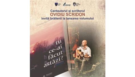 Spectacol de muzică folk și poezie susținut de Ovidiu Scridon la