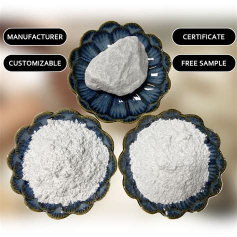 Talc Powder Calcined Mesh Talc Granule Powder For Water Based Paint