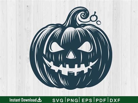 Halloween Pumpkin Svg Vector Silhouette Graphic by shikharay410 · Creative Fabrica