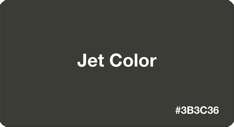 Jet Color: Best Practices, Color Codes, Palettes & More!