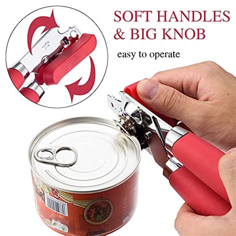 Luckiestca Manual Safety Can Opener Best Tin Openers Anti Slip Hand