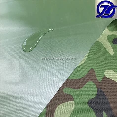 Polyester Oxford Waterproof 600d Pu Coating Camouflage Printed Fabric