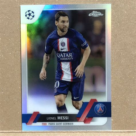 目立った傷や汚れなしTopps SOCCER 2022 23 Chrome UEFA CHAMPIONS LEAGUE LIONEL