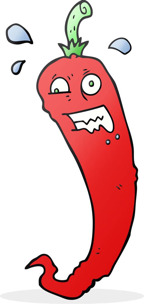 Hot Chilli Pepper Cartoon 45293107 PNG