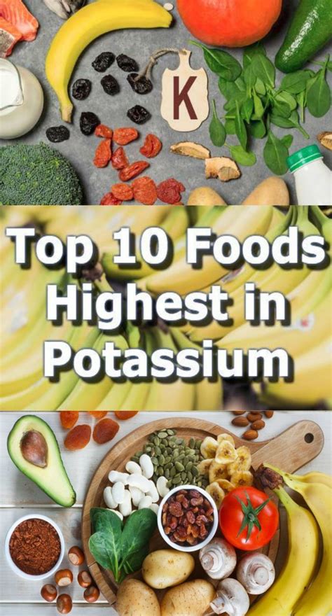 Top 10 Potassium Rich Foods Potassium Benefitsmany Fresh Fruits And