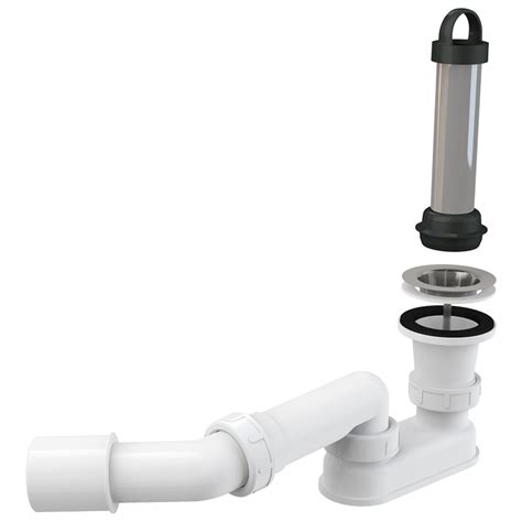 Alca Plast Siphon Pour Receveur De Douche Avec Tuyau Vertical Et Coude