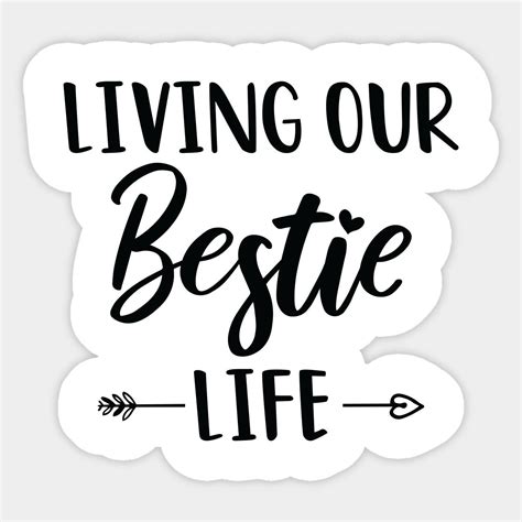 Funny Stickers Custom Stickers Besties Bff Black Splash Best