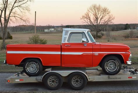 Chevrolet C Swb Custom Cab Fleetside Pickup Truck W Big Back