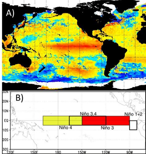 el nino event   pacific ocean source noaa