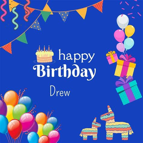 100+ HD Happy Birthday Drew Cake Images And Shayari