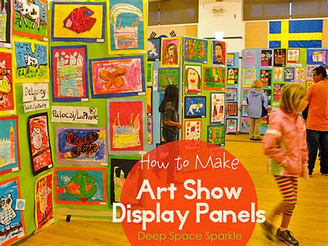 How to make art show display panels | Deep Space Sparkle