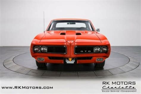 Pontiac Gto Judge Carousel Red Hardtop Ci V Speed Manual For