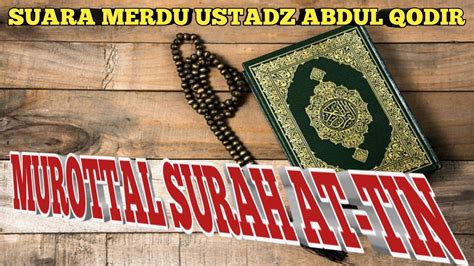 Murottal Merdu Alquran Surah At Tin Ustadz Abdul Qodir