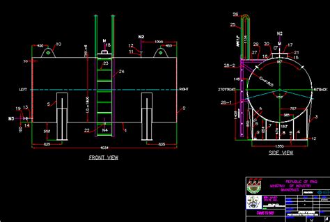 Tank 10m3 Dwg Block For Autocad • Designs Cad