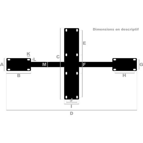 Bc Elec B Tischgestell Kreuzgestell Spider Aus Schwarzem Stahl