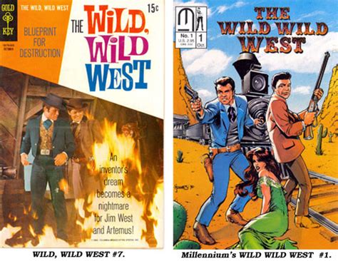 WILD WILD WEST-Comic Book Cowboys, by Boyd Magers