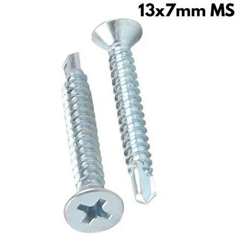 Mild Steel Polished X Mm Ms Self Drilling Screws For Construction At