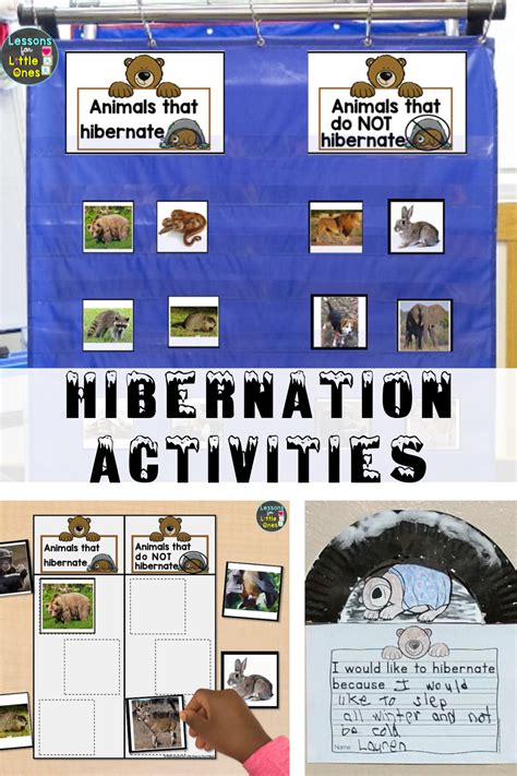 Hibernation activities craft games songs books – Artofit