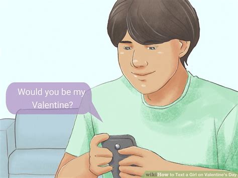 12 Easy Ways To Text A Girl On Valentines Day Wikihow