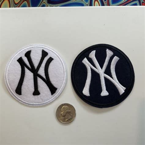 2 NEW YORK YANKEES Iron On Patches Patch 3 EBay