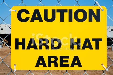 Hard Hat Area Sign Stock Photo | Royalty-Free | FreeImages